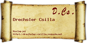 Drechsler Csilla névjegykártya
